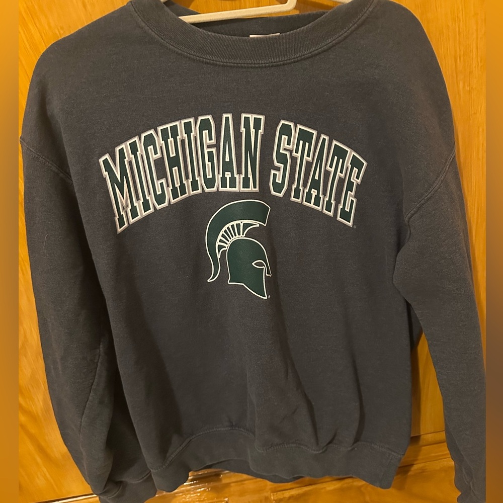 Crew Neck Sweatshirt - Michigan State University